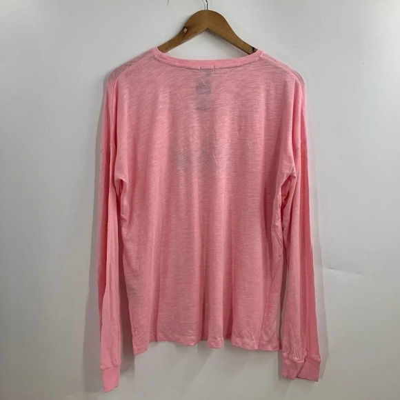 Cozy‎ Zoe Women's Let's Get Cozy Long Sleeve Pink & Blue Pajama Top Size M BWT - Picture 2 of 13